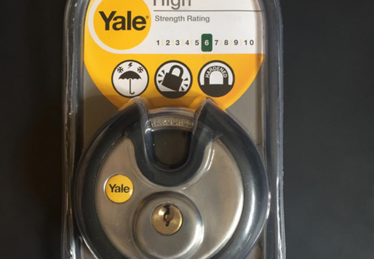 Cadenas à disque Protector Yale® / Y130 / 19,89€ TTC