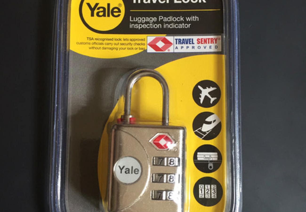 Cadenas de voyage sécurité TSA Yale® / YTP1 / 11,90€ TTC